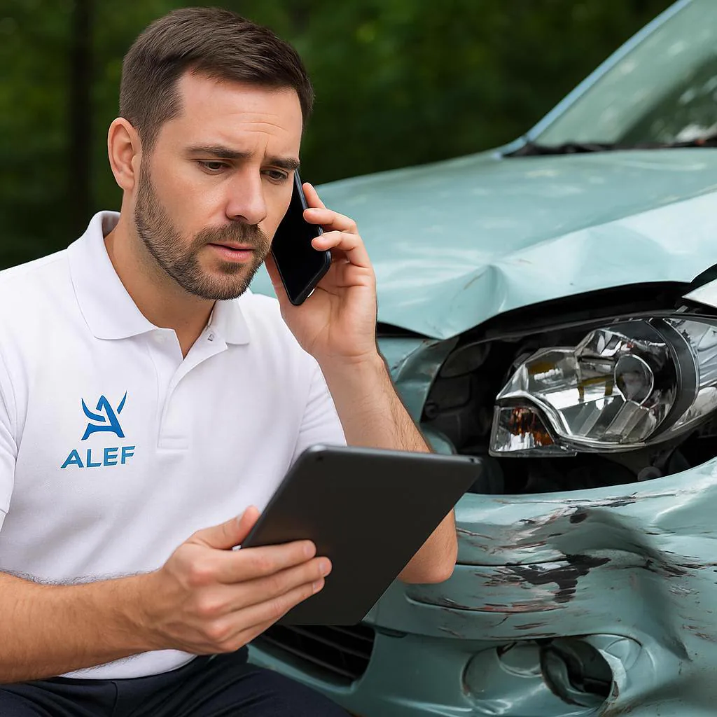 Специалист ALEF EXPERT консультирует клиента
